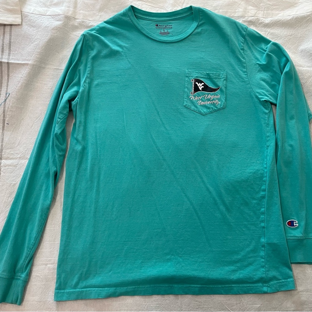 Champion Blue Long Sleeve Tee